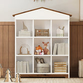 Bellemave® House - Shaped Storage Rack with Nine Storage Compartments - Bellemave